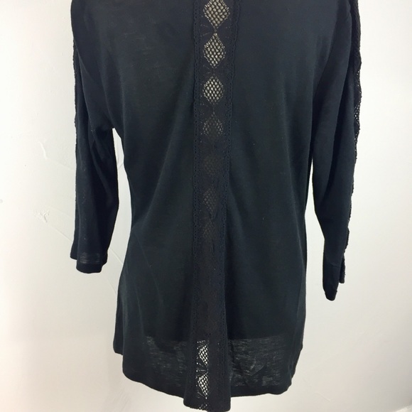 Anthropologie Tops - Anthropologie Black Deletta Top